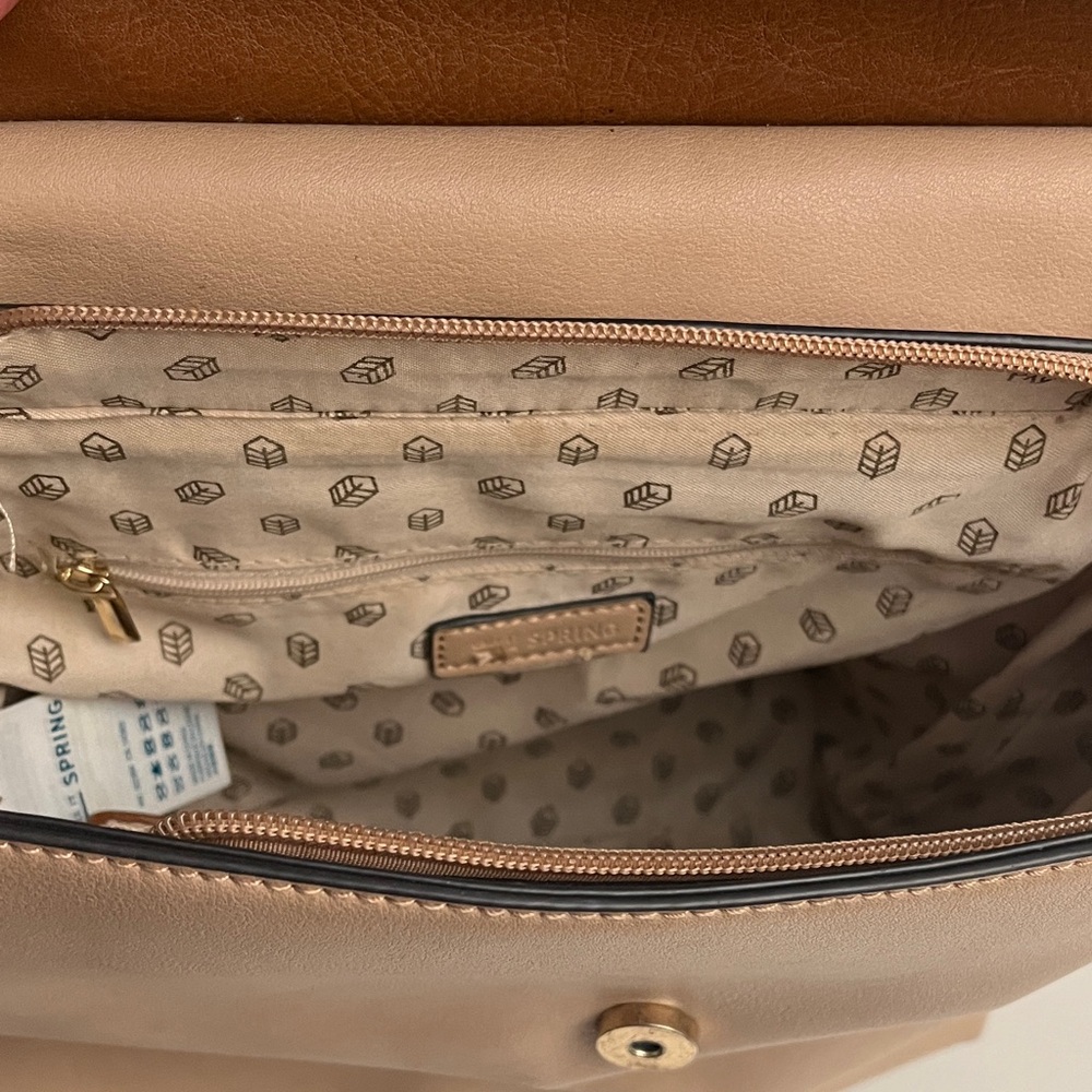 Elegant Tan and Brown Women's Bag - Picture 6 of 16